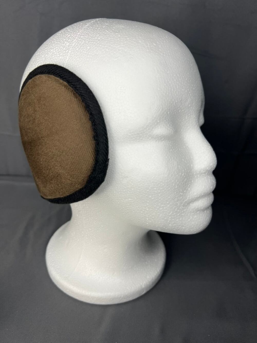 Brown Fleece Ear Muff Cuffs NNT
